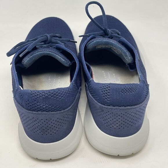 Kizik Madrid Eco-Knit Shoes Mens 13 W Wide Blue Hands Free Lightweight Sneakers - Picture 11 of 16